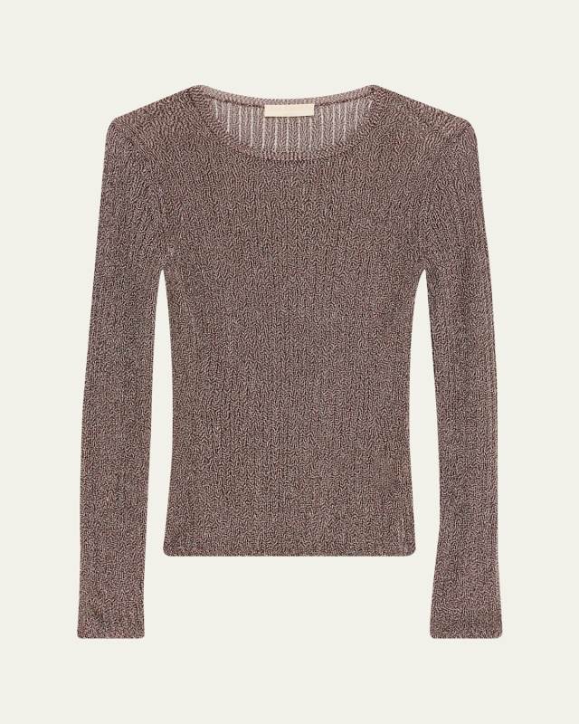 Vianca Sparkly Long-Sleeve Tee